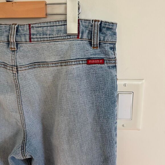 Vintage Guess Pocketless Y2K Flare Jeans light Wash Bratz Doll - Picture 7 of 8